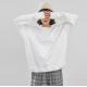 Women Blank Oversized Sweatshirts Unisex Premium Blank Crewneck Sweatshirt