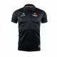 Adults Black Custom Embroidery Polo Shirts for Teamwear and Sports Racing