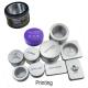 Empty Custom 10g Silvery Metal Cosmetic Jar Sliding Tin Solid Perfume Tin Container