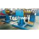 Manual / Passive Type Uncoiler Machine With Rotary Double Head Mandrel For Supporting The Coil Strip