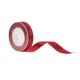 Foil Red Gold Printed Satin Ribbon For New Year ' Gifts Packaging 13mm Width