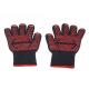 EN407 Heat Resistant Barbecue Gloves , Heat Resistant Oven Gloves With Fingers