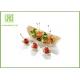 Eco Friendly Wooden Sushi Box , Large Disposable Sushi Containers OEM