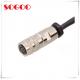 Moulded Electrical Cable Connectors Waterproof Aisg M16 Female To Male