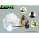 25000lux LED Mining Light High Beam 10.4Ah Capacity With Cable Flashing Light