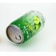 Custom 355ml Transparent PET Beverage Cans / Juice Bottle , Aluminum EOE