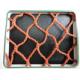 Orange PES Yarn HDPE Fishing Nets 100mm to 700mm For Fish Pond / Drag Net