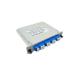 LGX PLC Splitter 1x2/1x4/1x8 LC UPC SM 0.9mm PLC Fiber Optic Splitter with PP Material