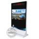 55 Inch Horizontal Screen Kiosk Digital Signage Led Marquee Advertisement Player With Led Backlit Logo
