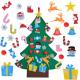 Educational DIY Felt Christmas Party Crafts Home Door Decoration Gifts For Kids