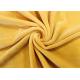 Dark Yellow Velvet Fabric Material 280GSM 92% Polyester Microfiber Velvet