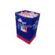 FMCG Full Color Printed Cardboard Dump Bins Lightweight For Snack Foods