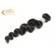 55 CM Loose Wave Hair Weft Extensions for sale - 22 Inch Black Loose Wave Remy Human Hair Weft Extension for sale