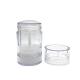 40ml 1.7oz Empty Roll On Bottle Clear Plastic Body Form Perfume Bottle