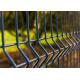 Galvanized  Triangle Welded Wire Mesh Fence For Garden 1.8*2.5m