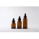 Lotion Essential Oil Amber Cosmetic Bottles Color Coating Surface Handling