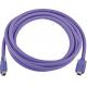 Violet Round Wire High Flex Cable PVC Insulation Material With Copper Conductor