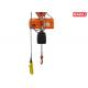 Dual Speed Electric Chain Hoist Red Color Three Phase Max Capacity 5000kg