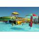 Fiberglass Spiral Water Slide , Kid's Water Playground for Commercial