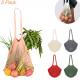 SA8001 40cm Reusable Cotton Grocery Bags Reusable Mesh Shopping Tote ISO14001