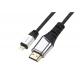 QS3003，QSMART Latest standard A TO D Gold plated High Speed with Ethernet Audio Return 3D 4K 1.4V 2.0V HDMI Cable
