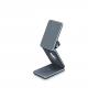 3 In 1 Aluminum Alloy Body All-metal Portable Foldable Magnetic Phone Earphones Watch Wireless Charger 15w