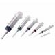 Medical 60ml Plastic Slip Lock Syringe EO Sterilization With Needle
