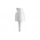 24 410 White Treatment Pump , Plastic Cream Pump Dispenser Replacement