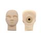 Rubber Practice Mannequin Head With Demountable Eyes / Mouth For Beginner