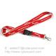 Woven Frame Polyester Lanyard with Metal Detachable Buckle, Woven Framed Ribbons