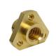 PVD Gold Plating H65 H68 0.02mm Brass Machining Parts