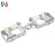 Double Sheaves Optical Fiber Cable Stringing Pulley Block 2KN OPGW Stringing Tools