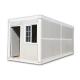 20ft Prefabricated Foldable Container Houses Sandwich Panel Wall Design Style Offices