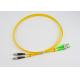 Simplex / Duplex Armored Fiber Optic Patch Cable FC APC/FC UPC To FC/LC/ST/SC