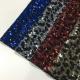 Breathable Glitter Sequin Fabric Fashionable Stretch Type 150gsm Shiny Color