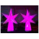 Star Shape Inflatable Led Light , Inflatable Column For Outdoor Event Decoration