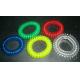 Plastic safe holder hot selling in USA and Europe wrist wear colored expandable spring