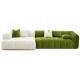 Double Sided Fabric Frosted Retro Velvet Sofa Square Combination