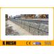 Aperture 60x80mm Galvanized Gabion Wire Mesh 4×1×1m Preventing Rock Breaking