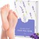 Foot Peel Mask Lavender Peeling Booties Natural Foot Care Exfoliating Repairs Cracked Heels, Calluses