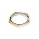 Rotatable Two Tone Gold Wedding Rings , 2.5MM Geometric Engagement Rings OEM ODM