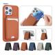 Premium Leather Magnetic Wallet Phone Stand Adjustable Magsafe Card Holder