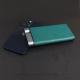 Premium Metal Power Bank 10000mAh With Handcrafted Leather Shell / 3 Charging Ports