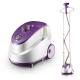 Double Poles Wrinkle Remover Clothes Steamer Purple Color With 2.4 L Water Tank