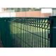 Green PVC Coated Welded Wire Mesh Fencing 4mm Garden BRC Fencing Mesh Panel