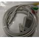 Compatible Primedic 3 lead ECG cable with clip end, IEC