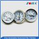 25mm High Temperature Dial Thermometer / Pipe Mount Bimetallic Coil Thermometer