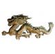 Chinese dragon of copper handicraft， Chinese folk art，meaning luck