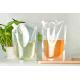 Potable Eco Friendly 250ml Transparent Stand Up Food Pouch With Spout Plastic Juice Drink Pouch