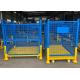 Collapsible Metal Mesh Industrial Stillages Pallets With Castors
